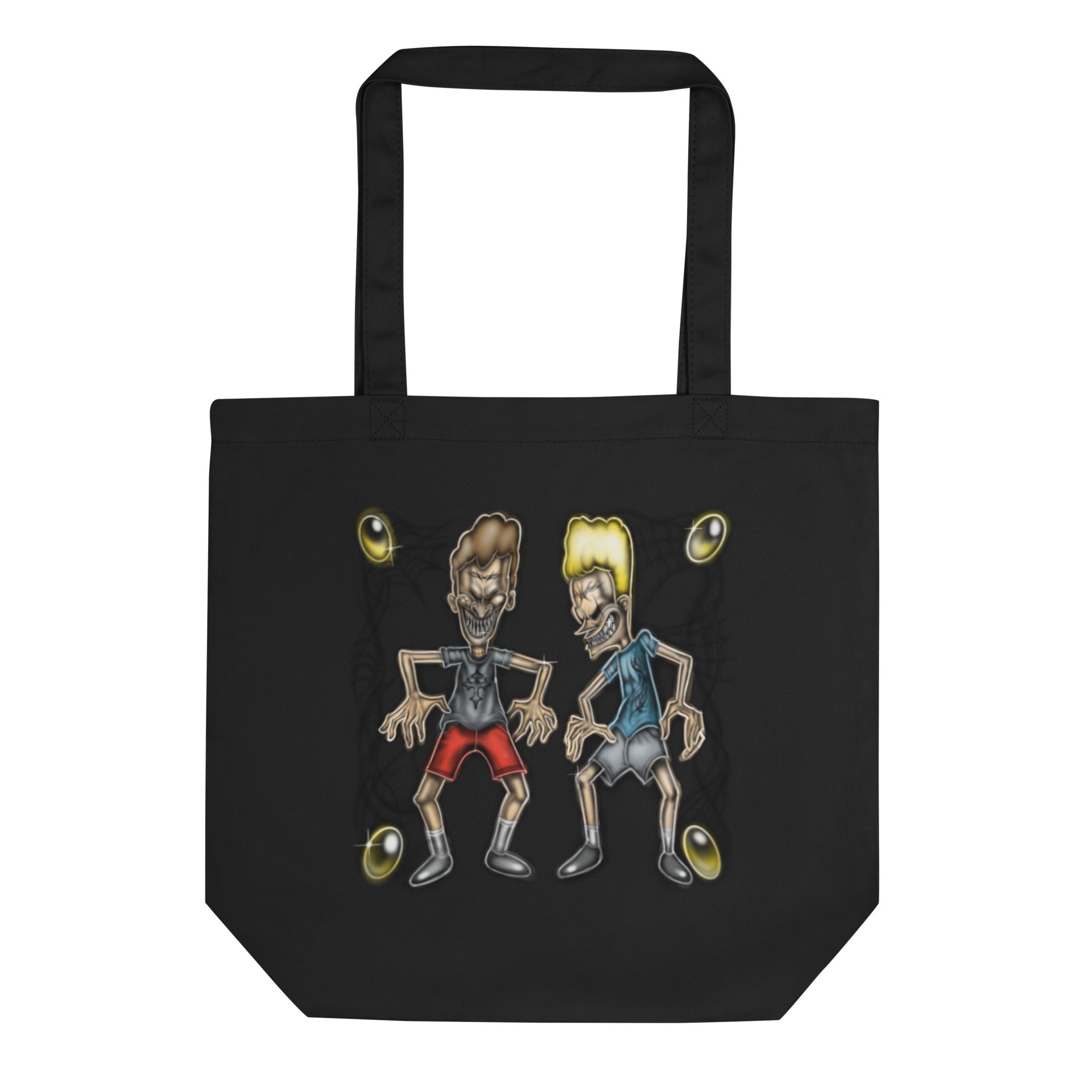 BEAVIS AND BUTT-HEAD AIRBRUSH TOTE BAG