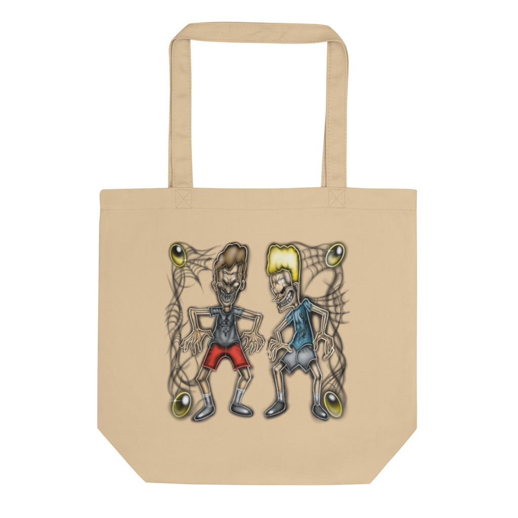 BEAVIS AND BUTT-HEAD AIRBRUSH TOTE BAG