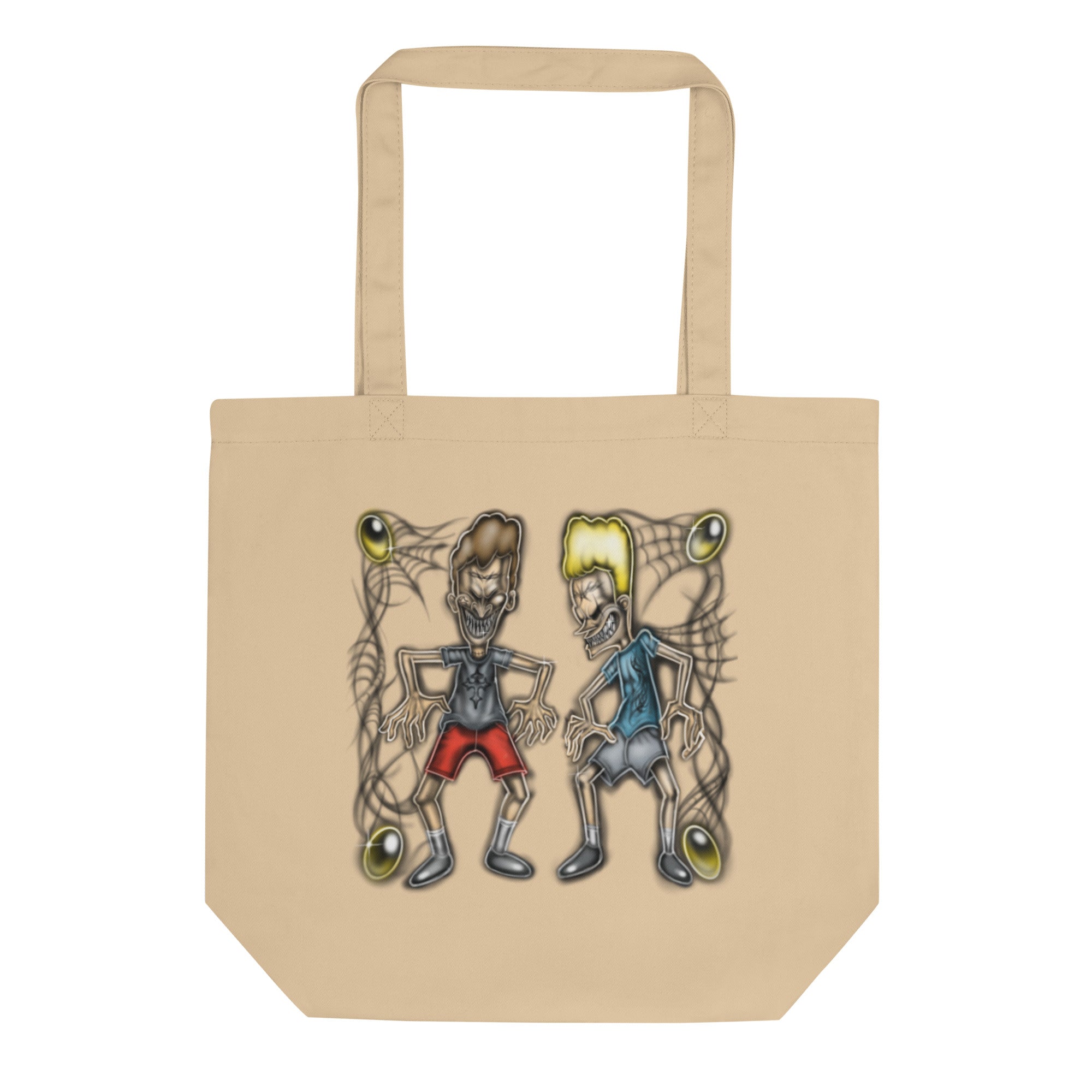 BEAVIS AND BUTT-HEAD AIRBRUSH TOTE BAG