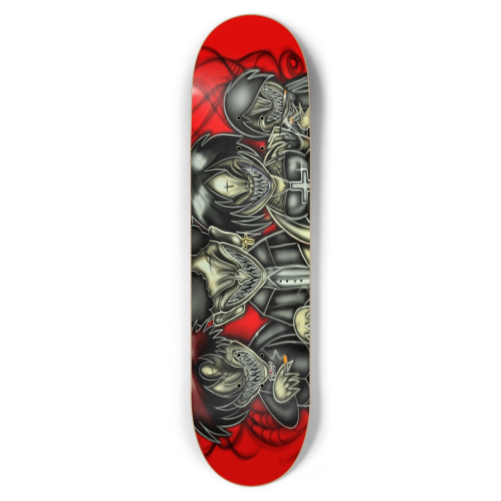 SOUTH PARK GOTHS AIRBRUSH SKATEBOARD (GLOW IN DARK)